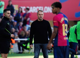 Barcelona eye shock January swoop for Aston Villa star Barcelona coach Hansi Flick.