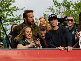 Wrexham plot ambitious move for Sunderland star Ryan Reynolds and Rob McElhenney on the Wrexham AFC bus parade.