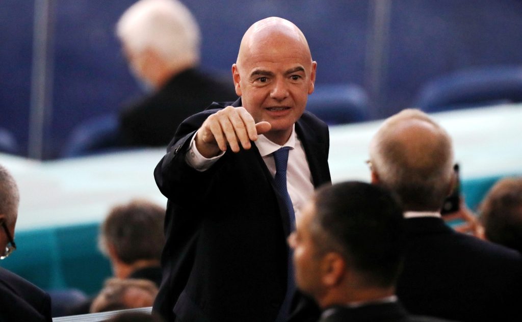 FIFA president Gianni Infantino