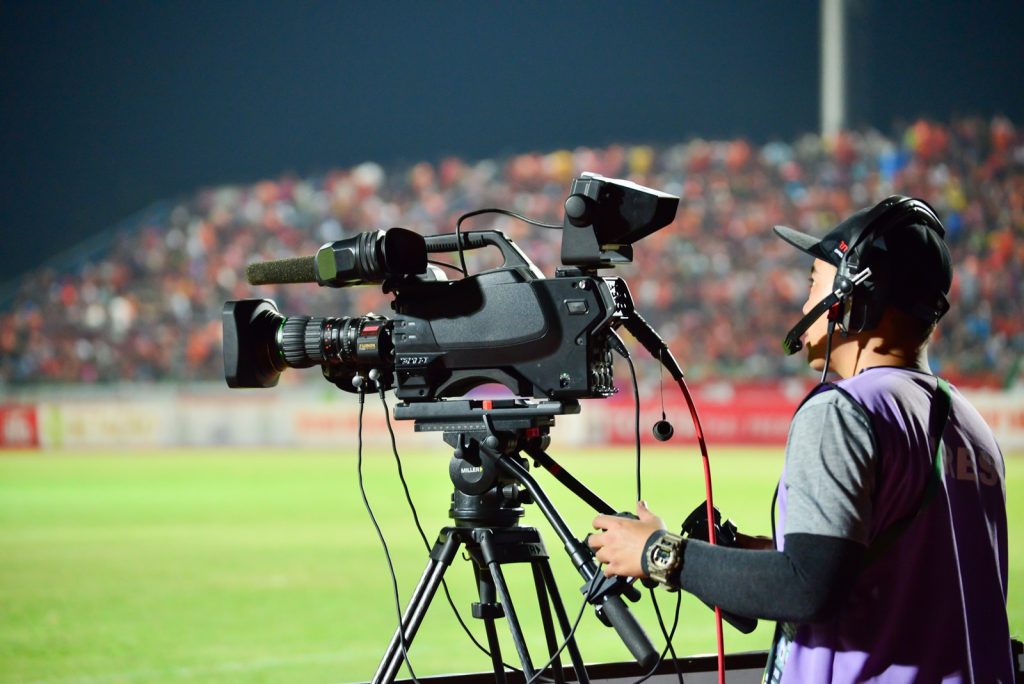 Cameraman, footballmatch