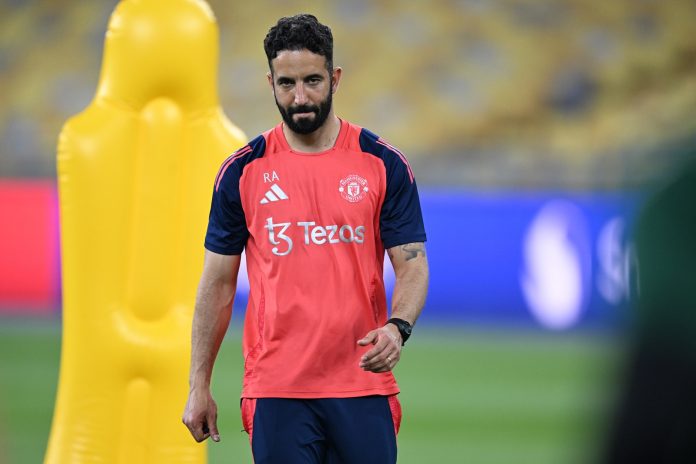 Manchester United head coach Ruben Amorim