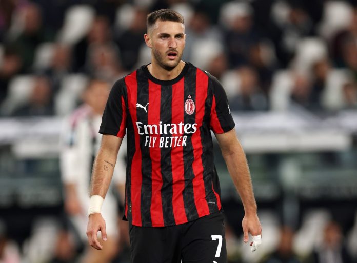 AC Milan forward Santiago Gimenez