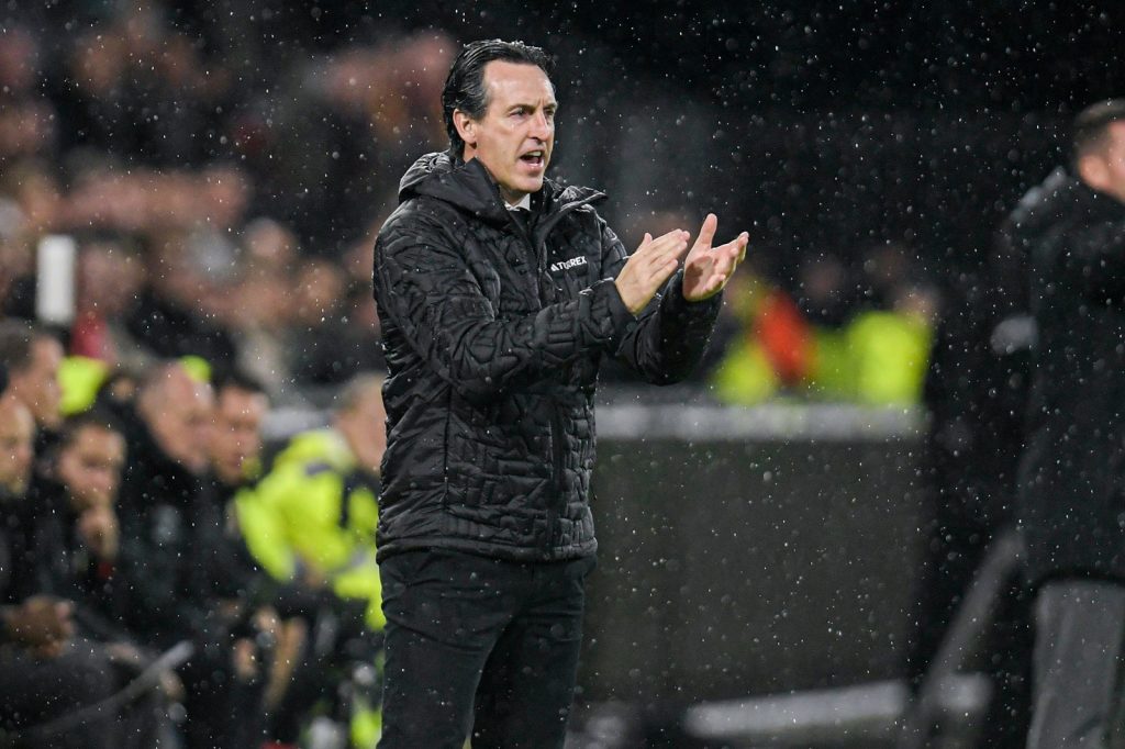 Aston Villa manager Unai Emery