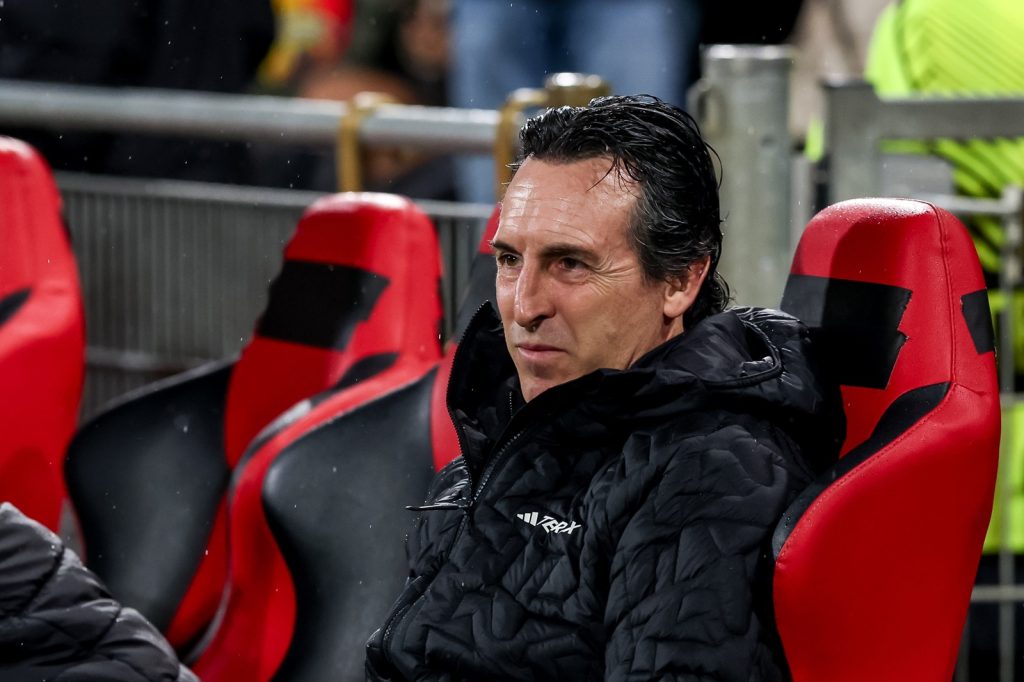 Aston Villa manager Unai Emery