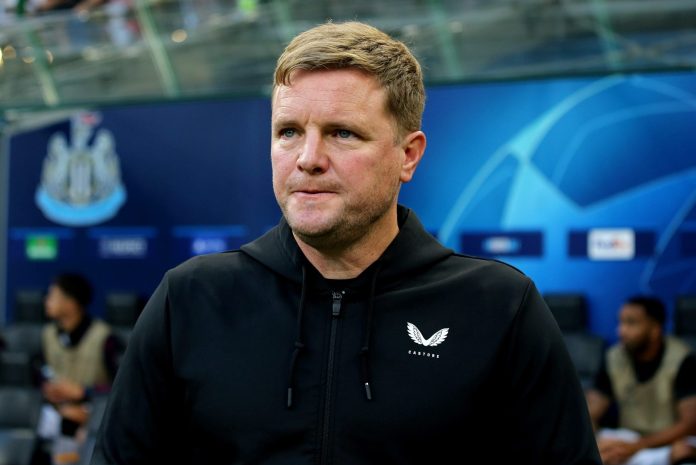 Newcastle United manager Eddie Howe Newcastle United manager Eddie Howe