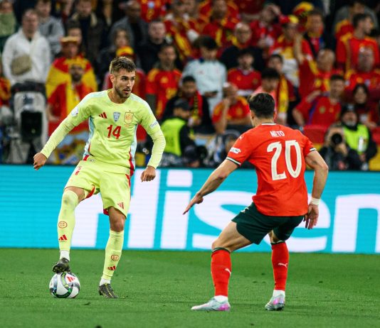 Aston Villa, Newcastle Utd and Everton scout Spanish defender Spain international and Celta Vigo defender Oscar Mingueza