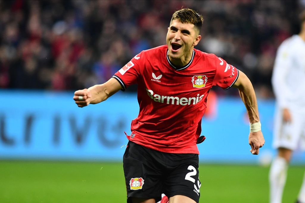 Argentina international and Bayer Leverkusen midfielder Exequiel Palacios