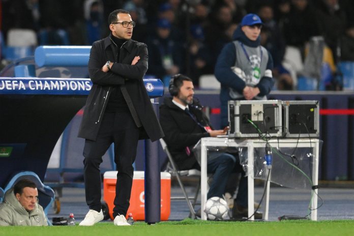 Chelsea manager Liam Rosenior