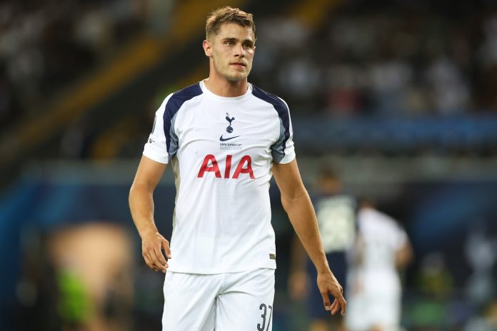 Tottenham centre-back Micky Van de Ven