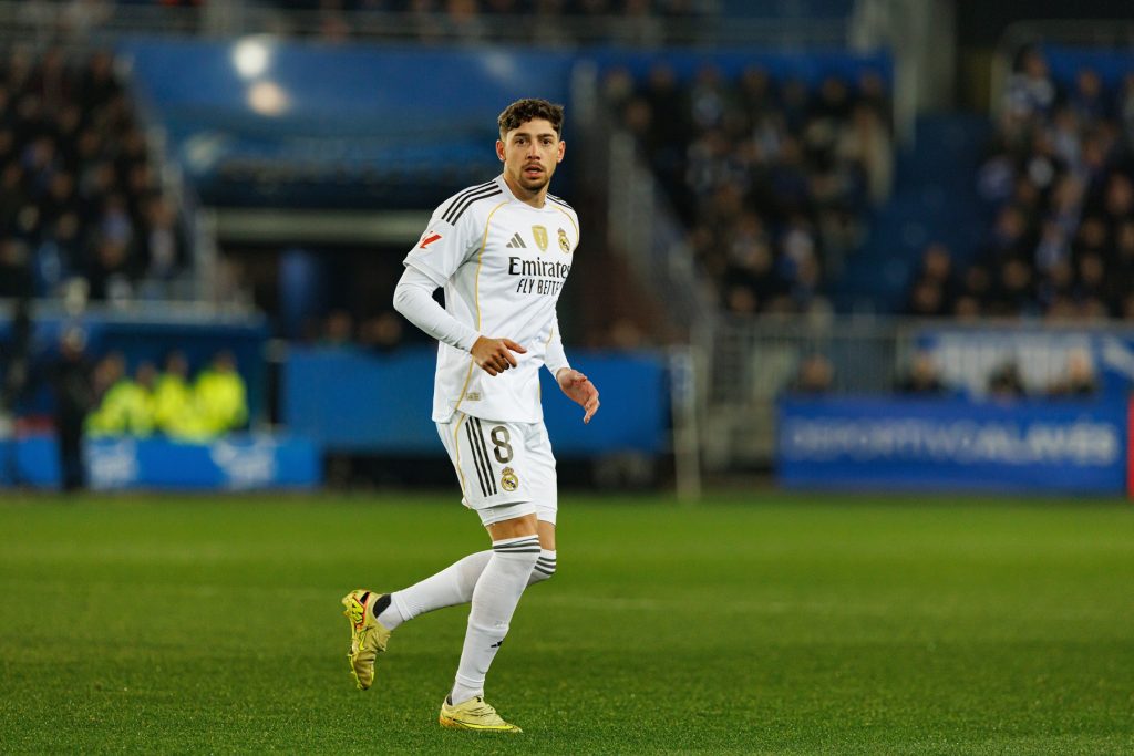 Real Madrid midfielder Federico Valverde