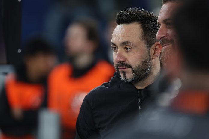 Tottenham head coach Roberto De Zerbi