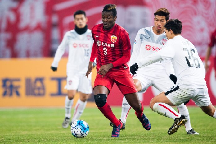 Former Shanghai SIPG star Asamoah Gyan Former Shanghai SIPG star Asamoah Gyan