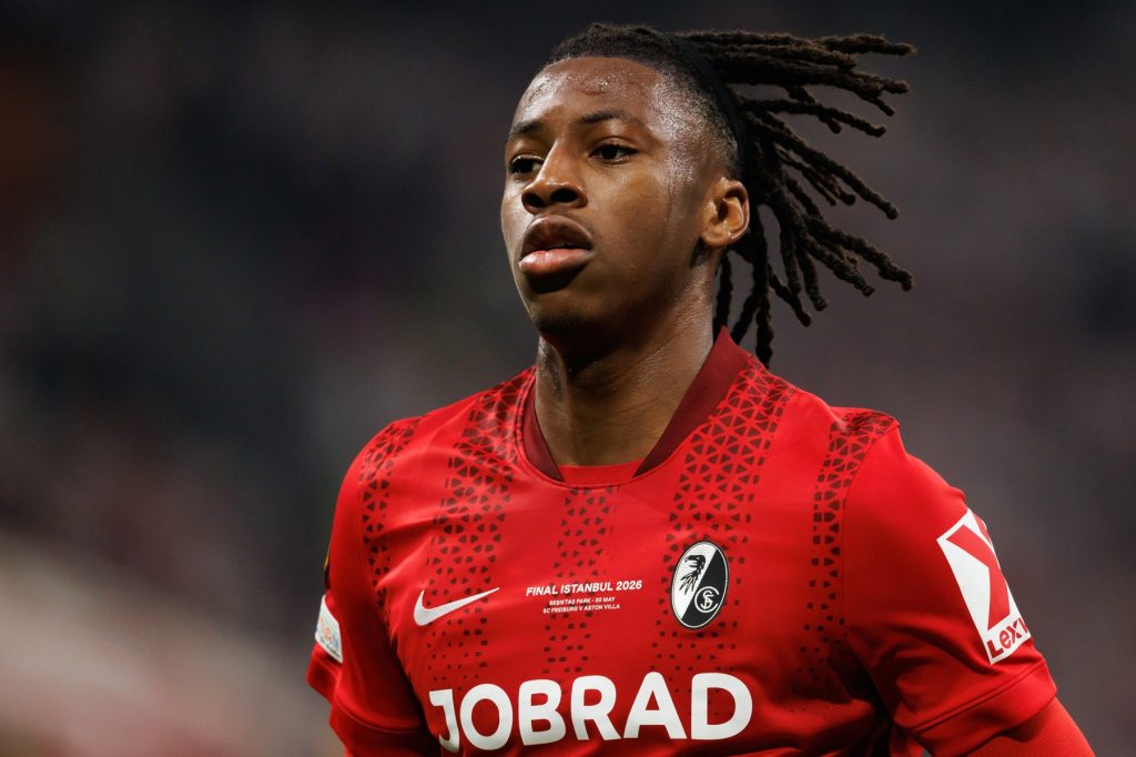Freiburg and Switzerland midfielder Johan Manzambi