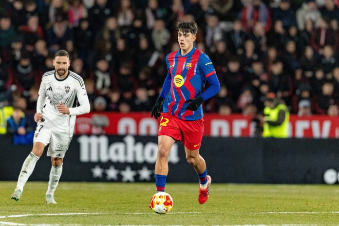 Barcelona midfielder Marc Bernal Barcelona midfielder Marc Bernal